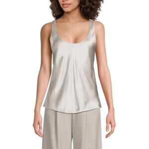 Cami NYC Andressa Silk Cami Tank in Silver Haze L